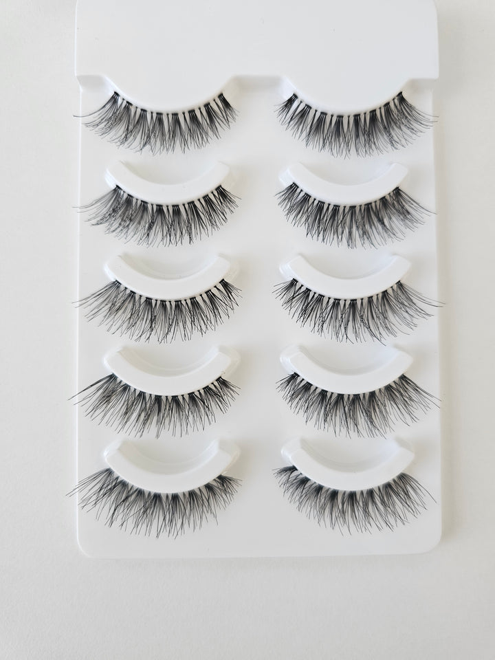 AU NATURELLE MULTIPACK- invisible band luxury faux mink lash